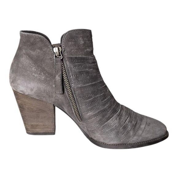 PAUL GREEN Malibu Grey Suede Ankle Boot Size 5.5(US8) - Picture 7 of 9